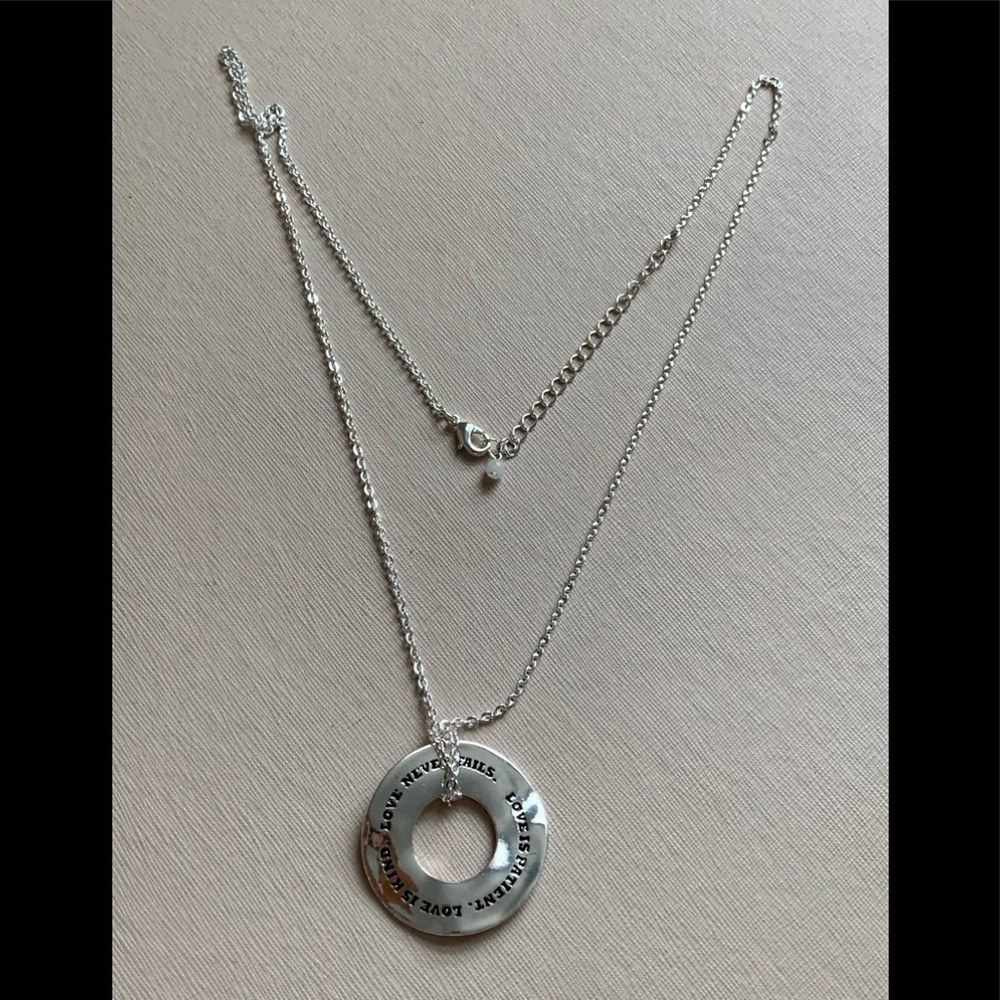 Silver necklace